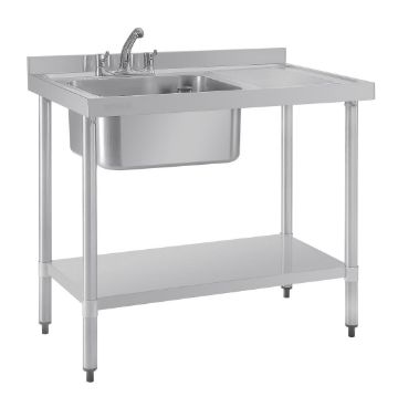 Picture of Vogue Single Sink Right Hand Drainer 1000mm