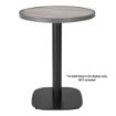 Picture of Bolero Fibre Glass Round Table Top Wood Effect 580mm