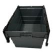 Picture of Vogue Plastic Transport Storage Crate with Attached Lid 600x400x320mm