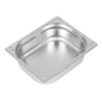 Picture of Vogue Heavy Duty Stainless Steel 1/2 Gastronorm Tray 100mm