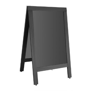 Picture of Olympia Pavement Board Black Wooden Frame 500x850mm