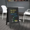 Picture of Olympia Pavement Board Black Wooden Frame 500x850mm