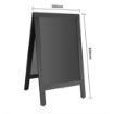 Picture of Olympia Pavement Board Black Wooden Frame 500x850mm