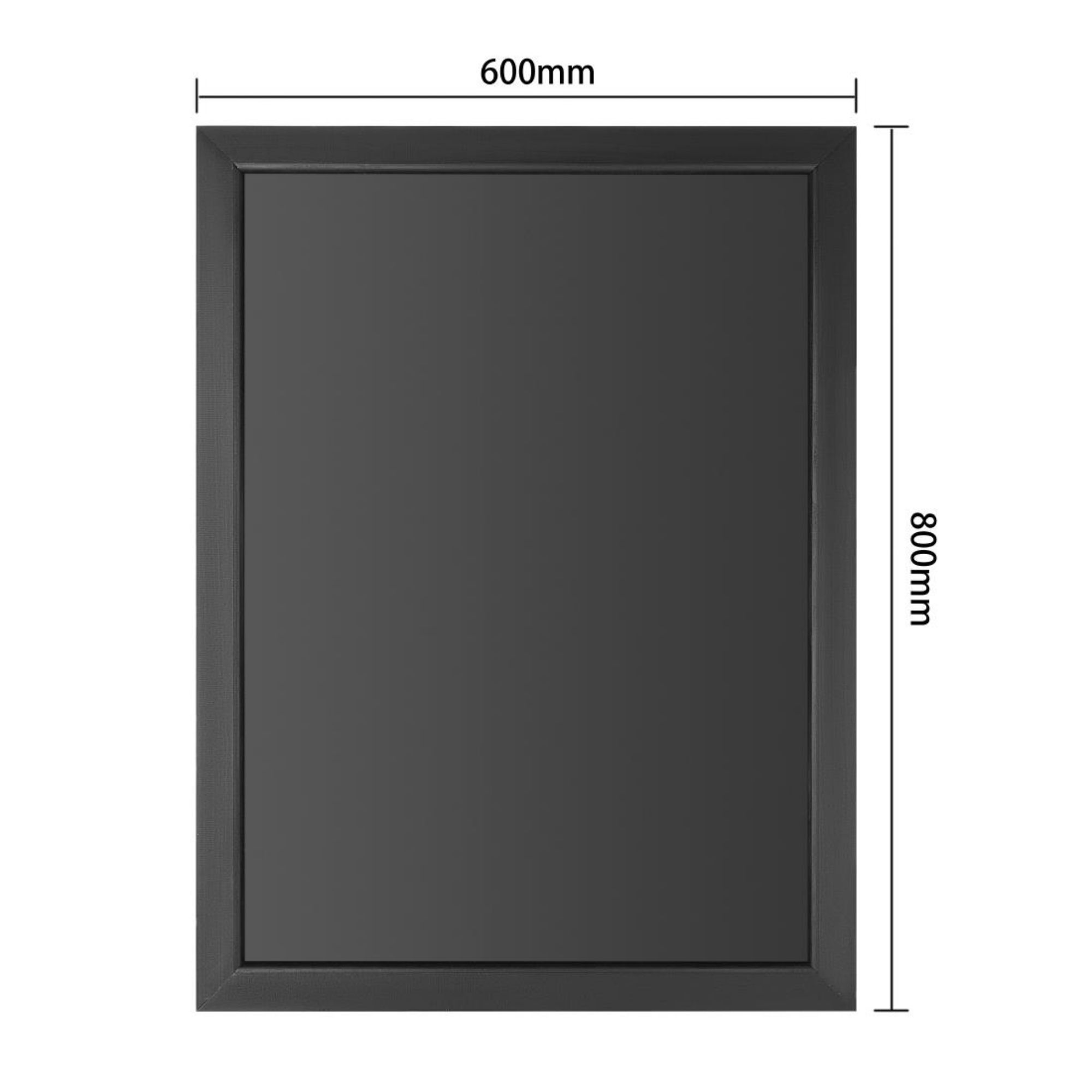 Picture of Olympia Wallboard Black Wooden Frame 600x800mm