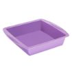 Picture of Hygiplas Flexible Silicone Square Bake Pan Purple 245mm