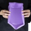 Picture of Hygiplas Flexible Silicone Square Bake Pan Purple 245mm