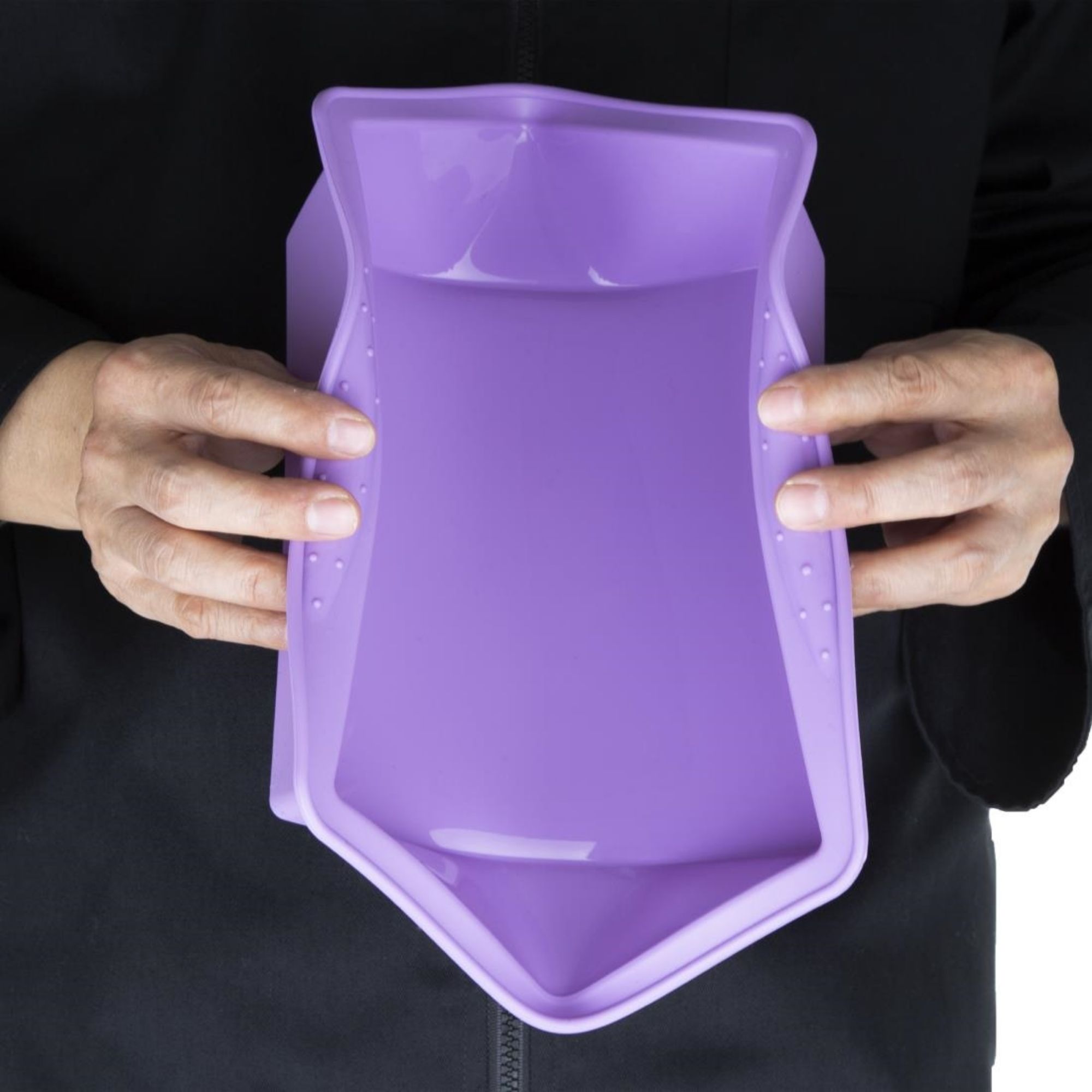 Picture of Hygiplas Flexible Silicone Square Bake Pan Purple 245mm
