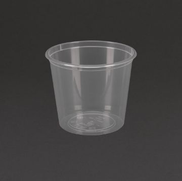 Picture of Fiesta Recyclable Plastic Microwavable Deli Pots 150ml (100 pack)
