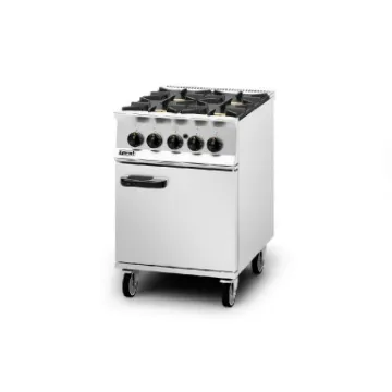 Picture of Lincat Opus 800 Natural Gas Free-standing Oven Range [R/Hand Door] - 4 Burners - W 600 mm - 36.8 kW