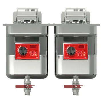 Picture of FriFri Precision 622 Electric Drop-in Twin Tank Fryer - 2 Baskets - W 600 mm - 2 x 11.4 kW