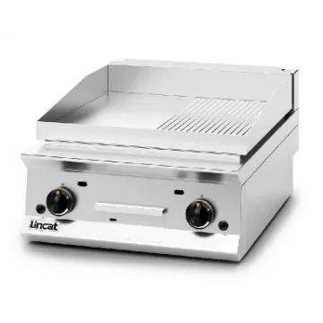 Picture of Lincat Opus 800 Propane Gas Counter-top Griddle - Ribbed Plate - W 600 mm - 15.5 kW
