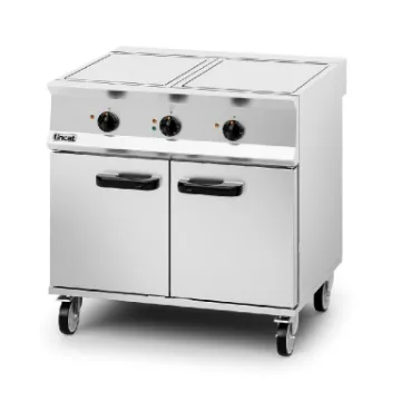Picture of Lincat Opus 800 Electric Free-standing Solid Top Oven Range - W 900 mm - 15.4 kW