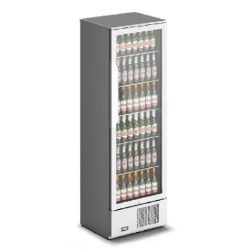 Picture of IMC Mistral TC60 Bottle Cooler [Front Load] - Glass Door - Stainless Steel Frame - H 1850 mm - W 600 mm