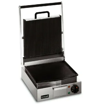 Picture of Lincat Lynx 400 Electric Counter-top Single Ribbed Grill - Ribbed Upper & Smooth Lower Plates - W 310 mm - 2.25 kW