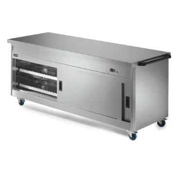 Picture of P8P6 - Lincat Panther 800 Series Free-standing Hot Cupboard - Plain Top
