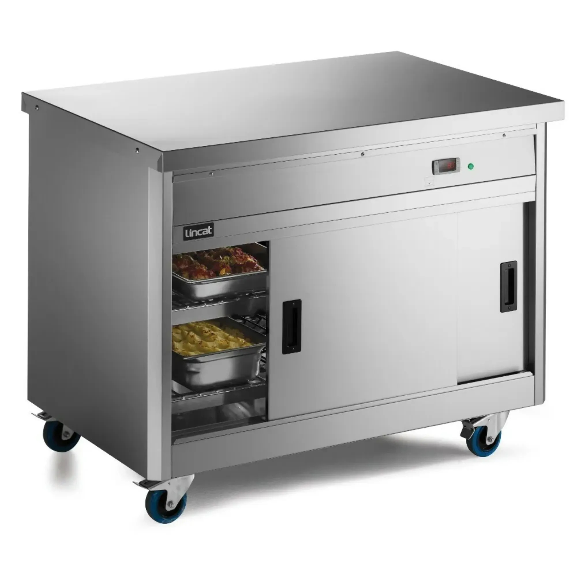 Picture of P8P3 - Lincat Panther 800 Series Free-standing Hot Cupboard - Plain Top