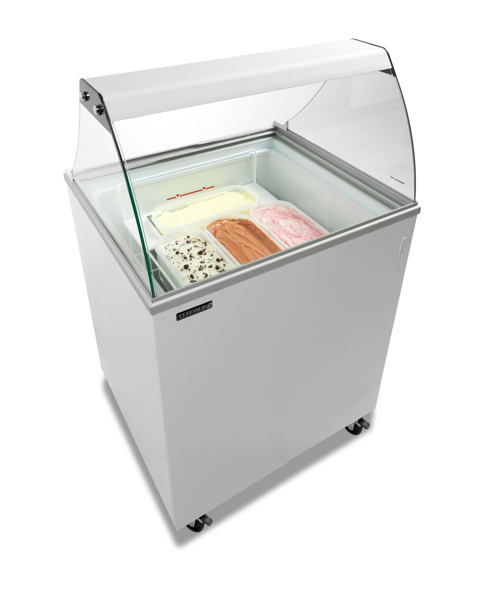 Picture of Tefcold IC200SC + CANOPY Scoop Ice Cream Display
