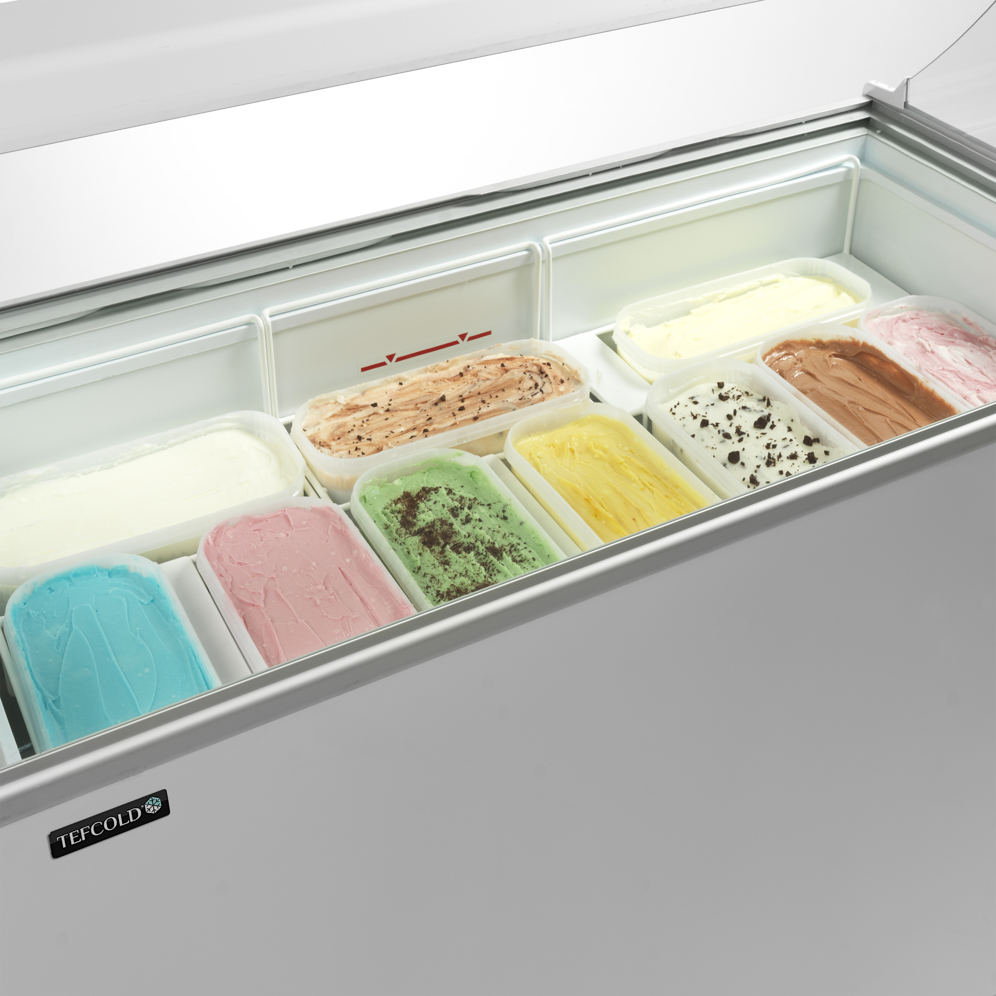 Picture of Tefcold IC400SC + CANOPY Scoop Ice Cream Display