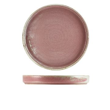 Picture of Terra Porcelain Rose Presentation Plate 26cm - Pack of 6