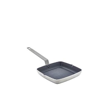 Picture of Non Stick Teflon Aluminium Square Ribbed Skillet 24cm