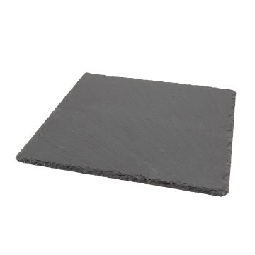 Picture of Genware Natural Edge Slate Platter 28 X 28cm - Pack of 6