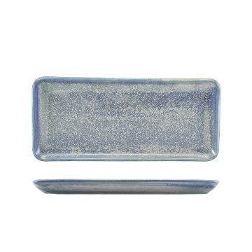 Picture of Terra Porcelain Seafoam Narrow Rectangular Platter 31 x 14cm - Pack of 6