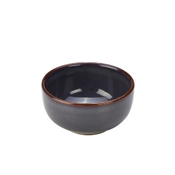 Picture of Rustic Stoneware Blue Round Bowl 11.5cm - Pack of 6