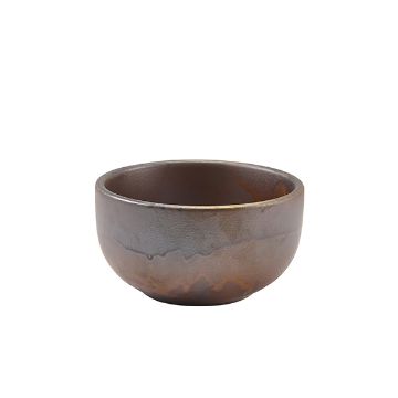 Picture of Terra Porcelain Rustic Copper Round Bowl 11.5cm - Pack of 6