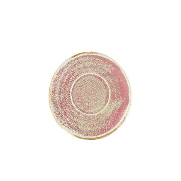 Picture of Terra Porcelain Rose Saucer 14.5cm - Pack of 6