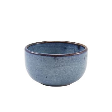Picture of Terra Porcelain Aqua Blue Round Bowl 12.5cm - Pack of 6