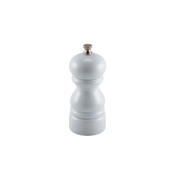 Picture of Genware Salt Or Pepper Grinder White 12.7cm - Pack of 6