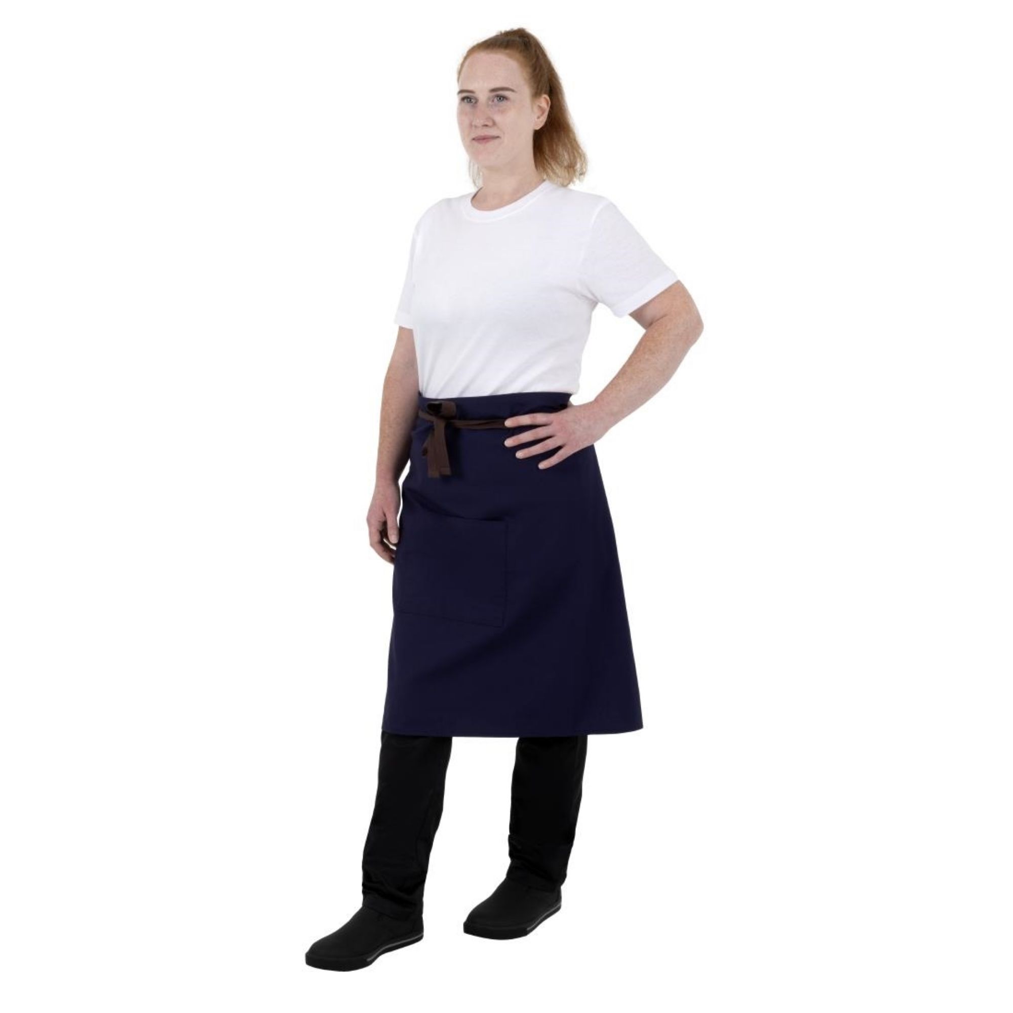 Picture of Southside Cotton Canvas Bistro Apron Navy