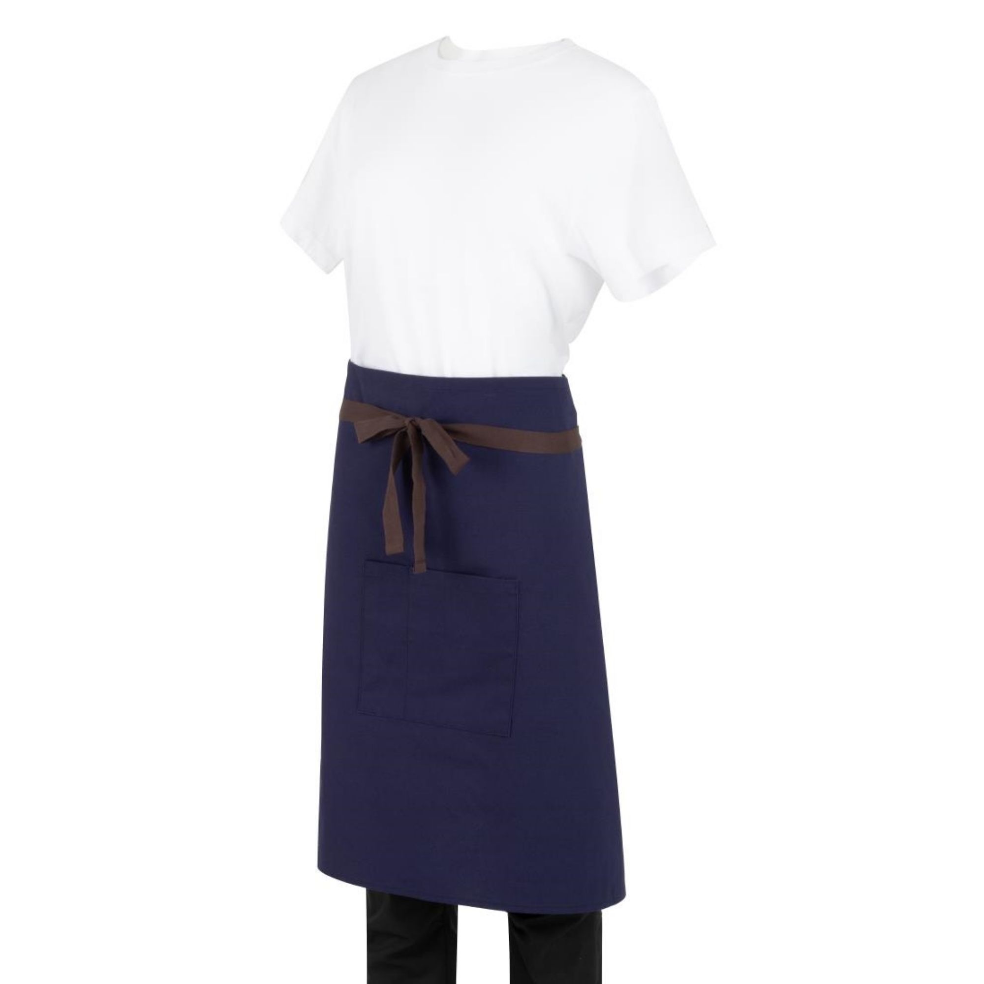 Picture of Southside Cotton Canvas Bistro Apron Navy