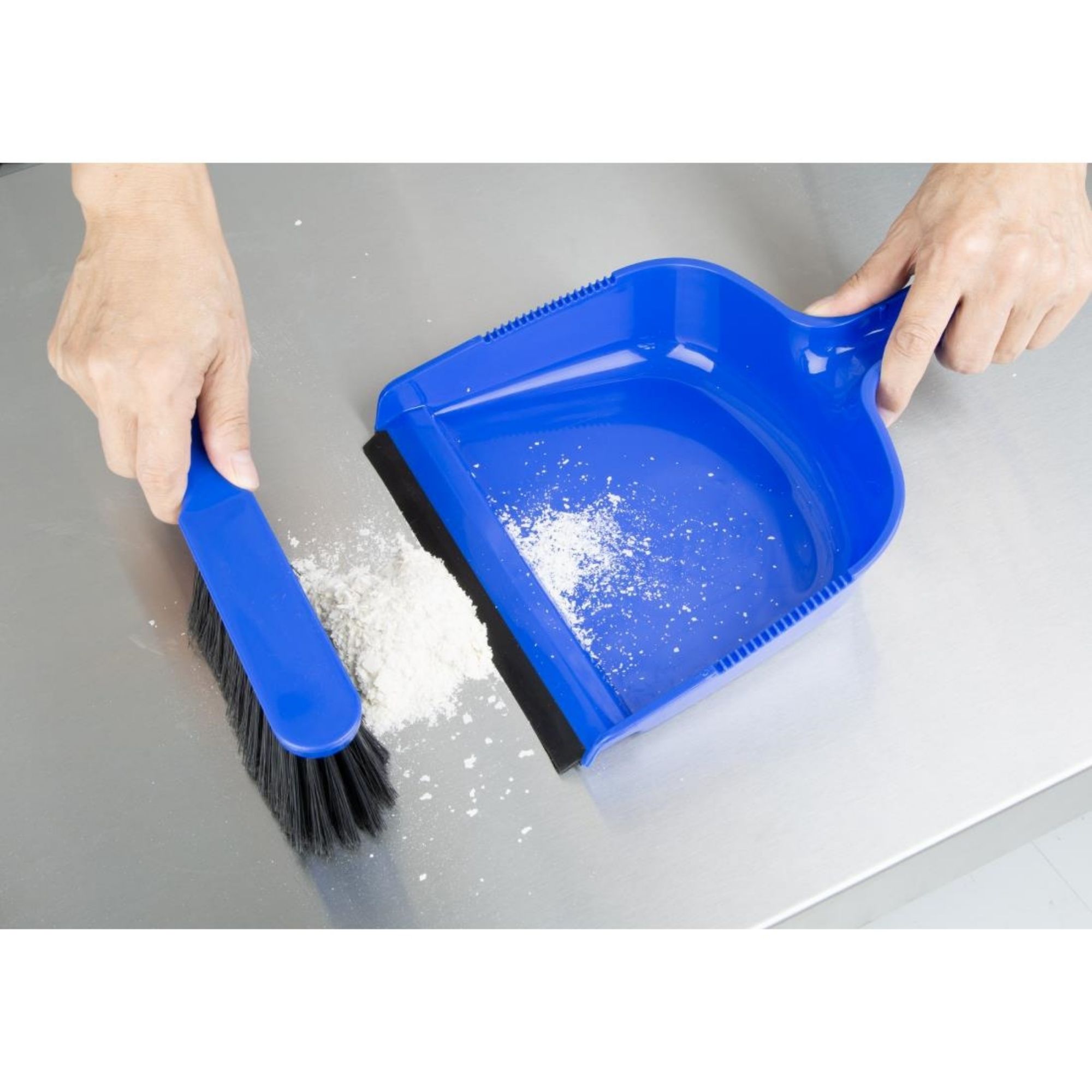 Picture of Jantex Dustpan & Brush Set - Blue