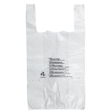 Picture of Fiesta Recyclable Large White Carrier Bag (1000 Pack)