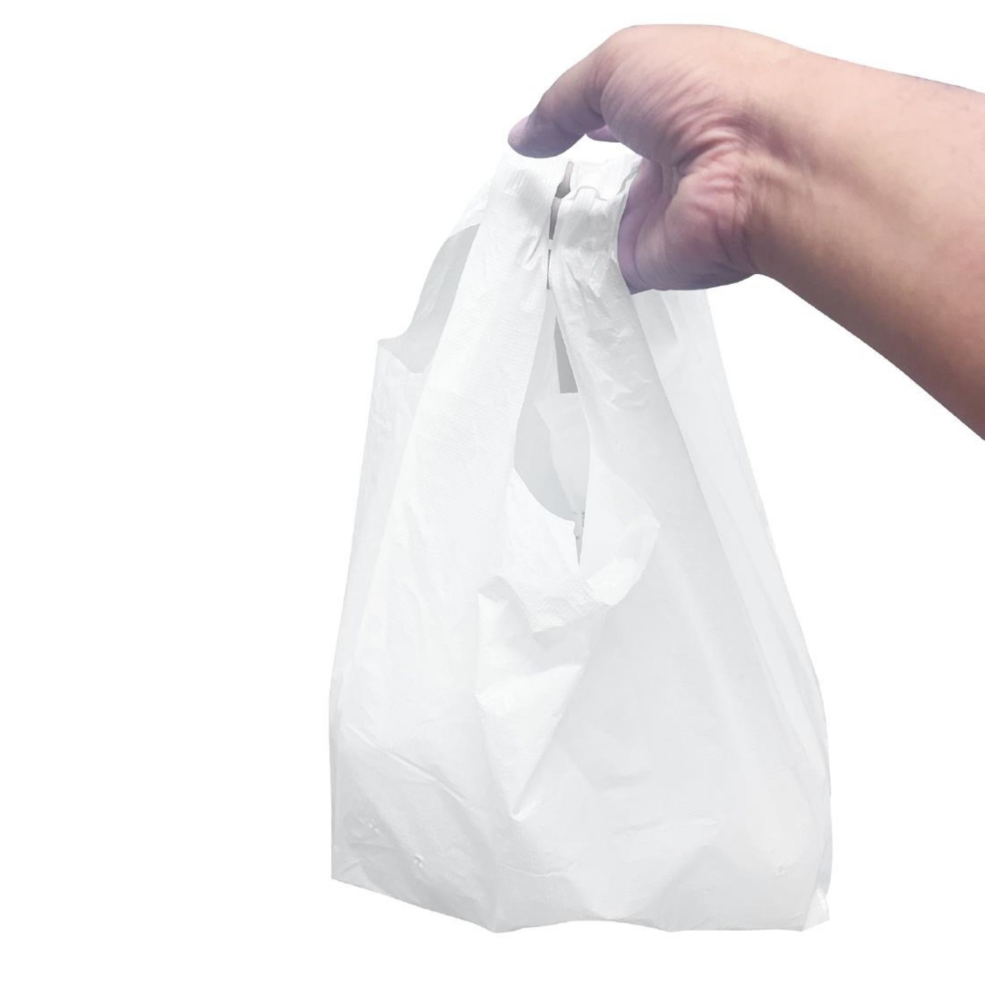 Picture of Fiesta Recyclable Large White Carrier Bag (1000 Pack)