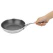 Picture of Vogue Tri-Shield Stainless Steel Frying Pan with Clad Coating 20cm