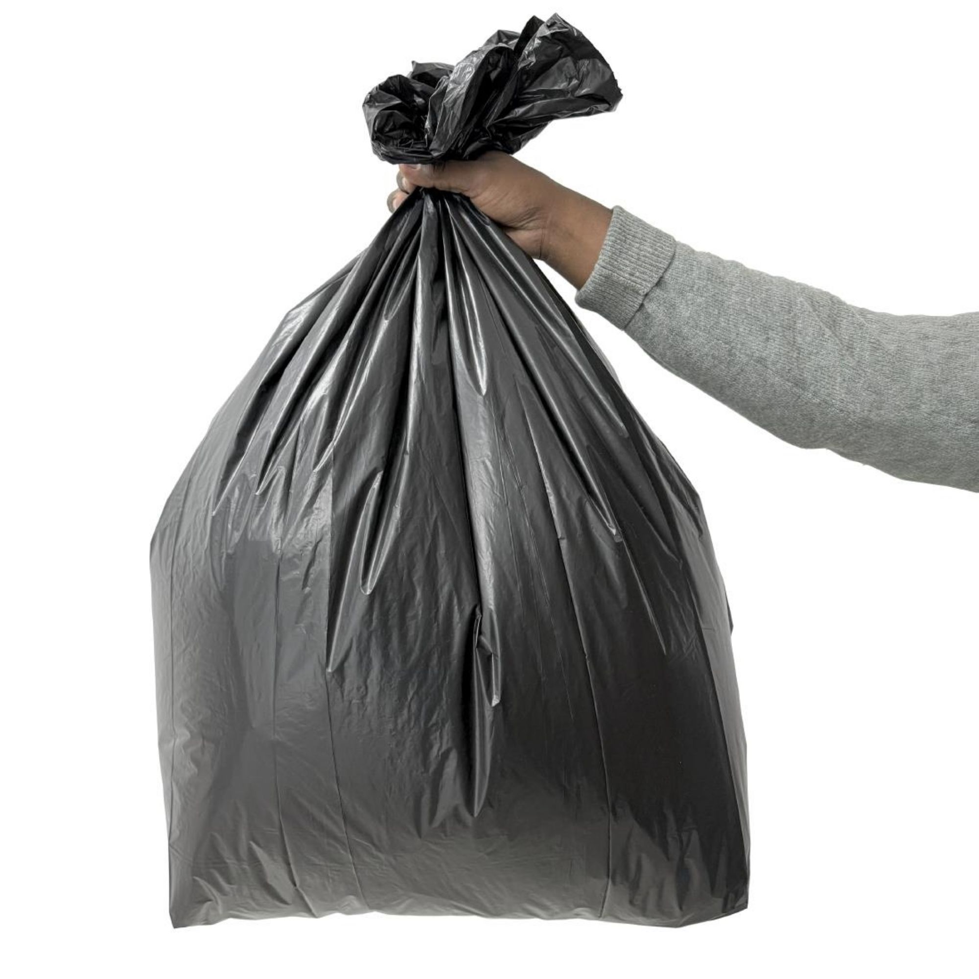 Picture of Jantex Heavy-Duty Bin Bags Black 120Ltr (100 Pack)
