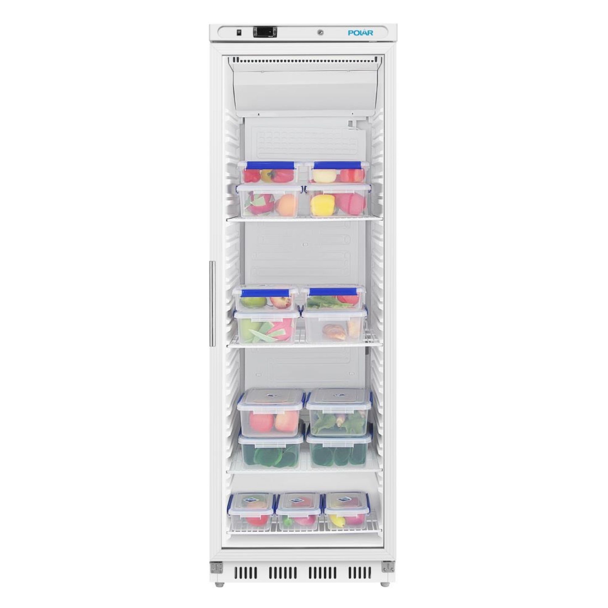 Picture of Polar C-Series Upright Display Fridge White 400Ltr