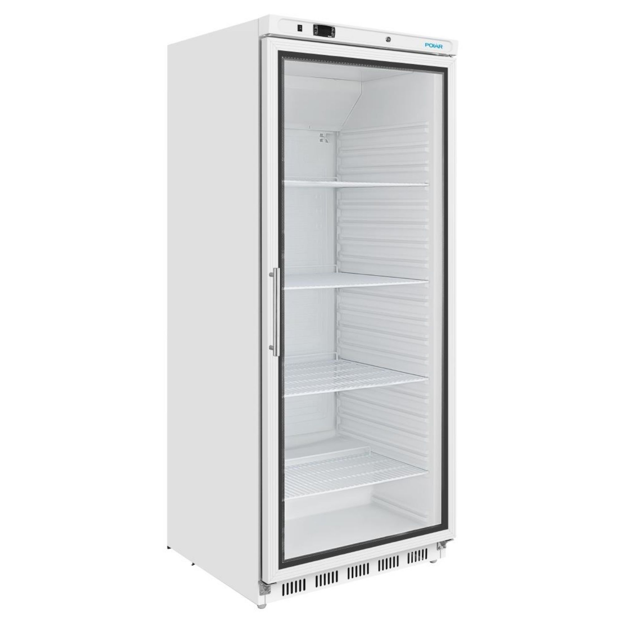 Picture of Polar C-Series Upright Display Fridge White 600Ltr
