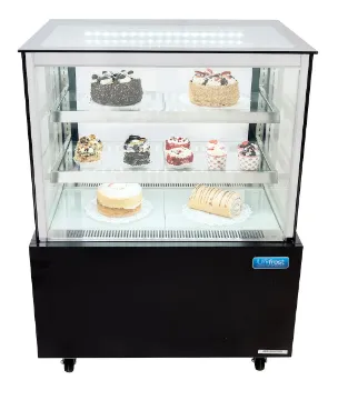 Picture of Unifrost HGP90B Black Square Cake Display Fridge