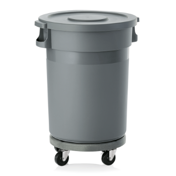 Picture of Logistics Waste Bin 80 Ltr Polypropylene with Trolley