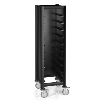 Picture of Was Germany Tray Trolley Mensa Black, Aluminum MDF, 10 Trays