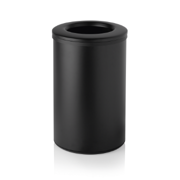 Picture of Was Germany Waste Bin Stainless Steel Black Dia 35.5 cm 40 L