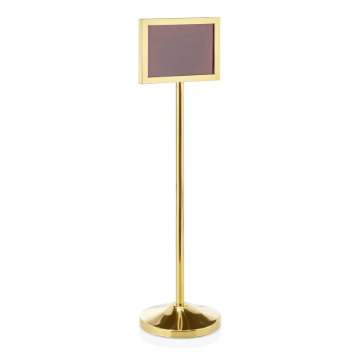 Picture of Was Germany Info Stand 120 cm Titanium Gold Chrome Nickel Steel