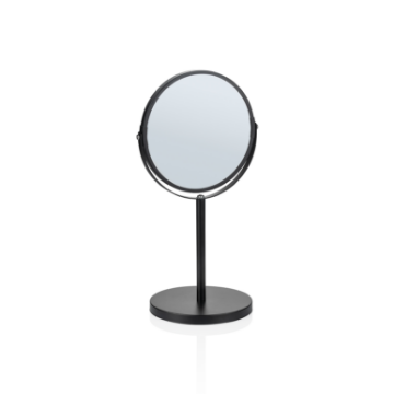 Picture of Was Germany Cosmetic Mirror Black Stainless Steel Dia 17 cm
