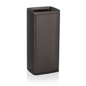 Picture of Was Germany Waste Bin Black Chrome Nickel Steel 32x26.5x70 cm