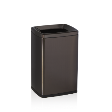 Picture of Was Germany Waste Bin Black Chrome Nickel Steel 32x26.5x48 cm