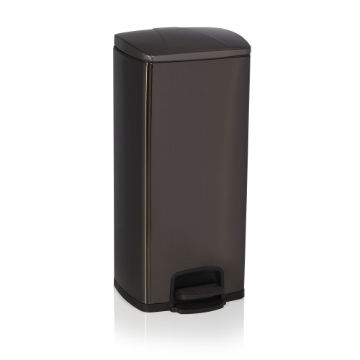 Picture of Was Germany Pedal Bin 30 Ltr Black Chrome Nickel Steel
