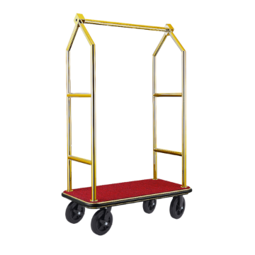 Picture of Was Germany Voyager Luggage Trolley Titanium-Gold Chrome Steel